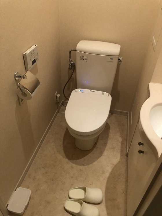 Toilet、交換工事