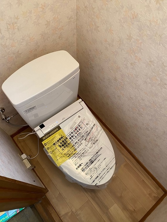 Toilet、交換工事（1F）