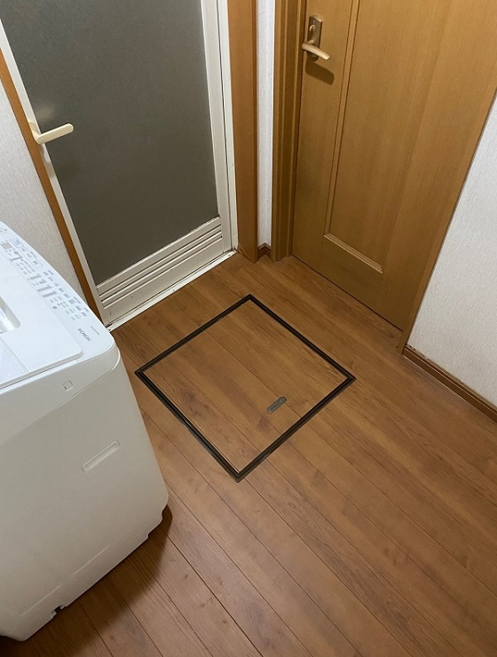 Dressing room、改修工事