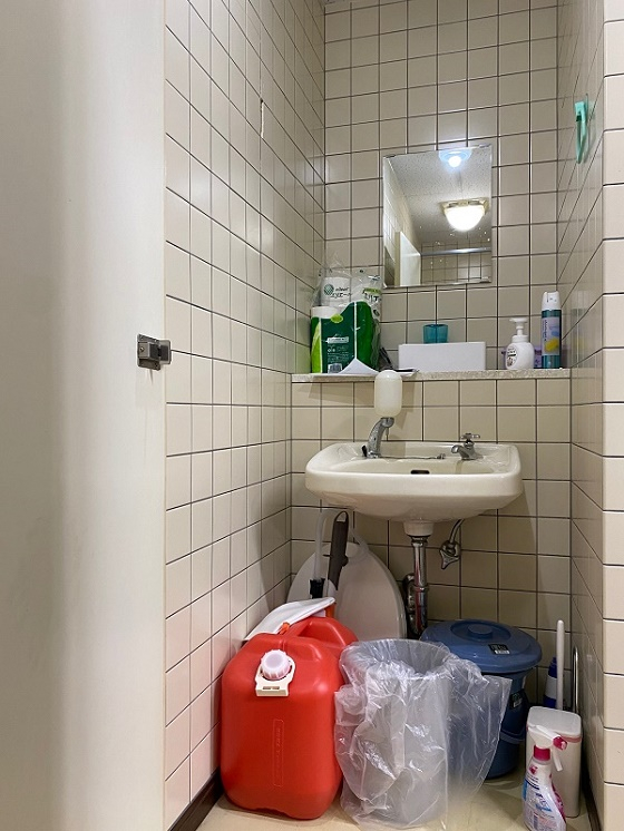 Dressing room、改修工事